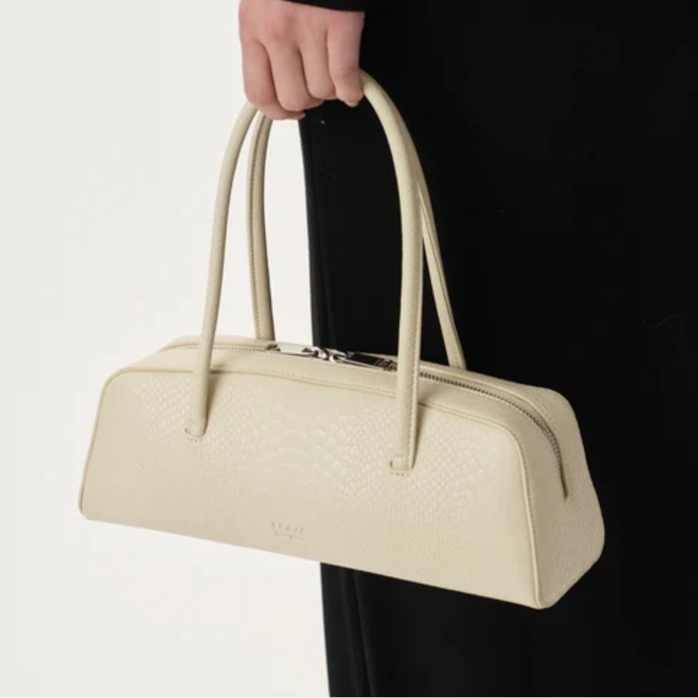 Freja Mercer Bag Oat Croc - Picture 4 of 6